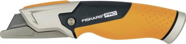 Actual product image Fiskars Utility knife with fixed blade, length 18.2 cm, Stainless steel/plastic, Black (Cutters)