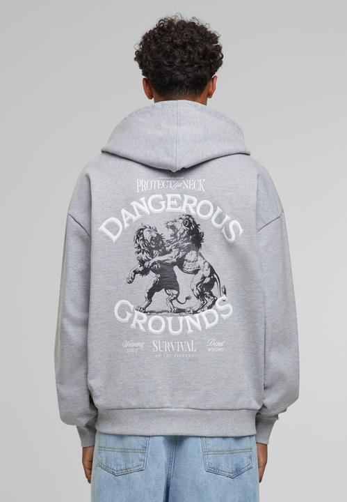 Immagine prodotto Urban Classics Felpa con cappuccio con zip oversize Upscale Dangerous Grounds - 178347 (M)