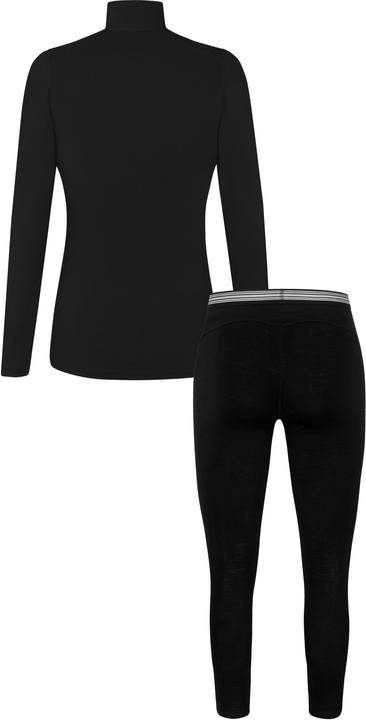 Actual product image Normani Damen Merino Langarm mit 1/4 Zipper „Launceston“ und Merino Hose „Perth“ - 9667 (M)