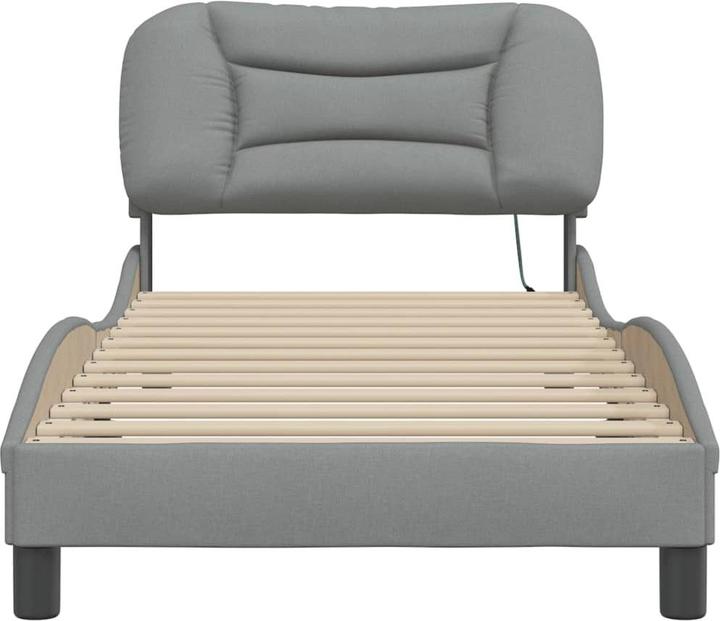 Produktbild VidaXL Bettgestell mit LED Stoff (80 x 200 cm)