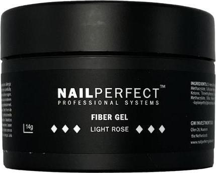 Image du produit Nail Perfect NailPerfect Fiber Gel Light Rose 14g (Rose pâle Rose, Vernis à ongles effet gel)