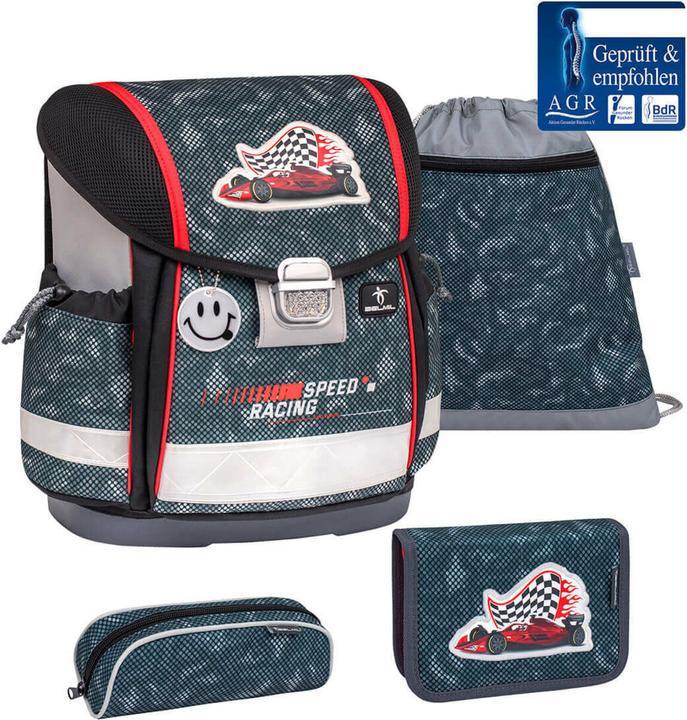 Image du produit Belmil CLASSY Sac à dos scolaire Set de 4 pièces Red Dots (19 l)