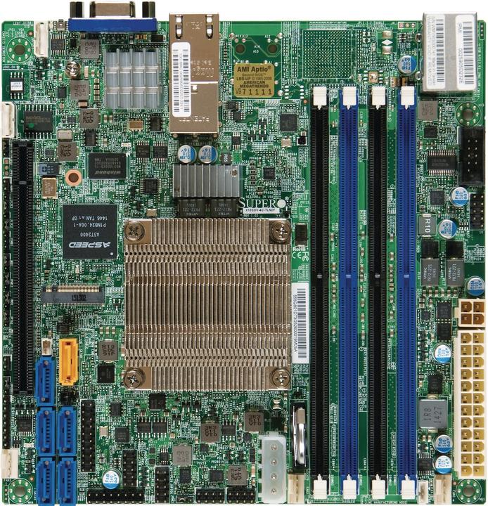 Image du produit Supermicro X10SDV-4C-TLN2F : Mini-ITX, 4-c (BGA 1667, Mini-ITX)