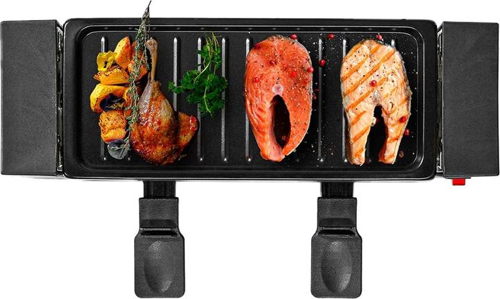 Actual product image Nedis Gourmet/Raclette Grill 2 Persons Spatula Non stick coating Rectangle