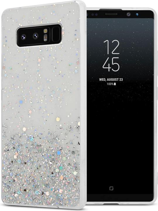 Transparent avec paillettes