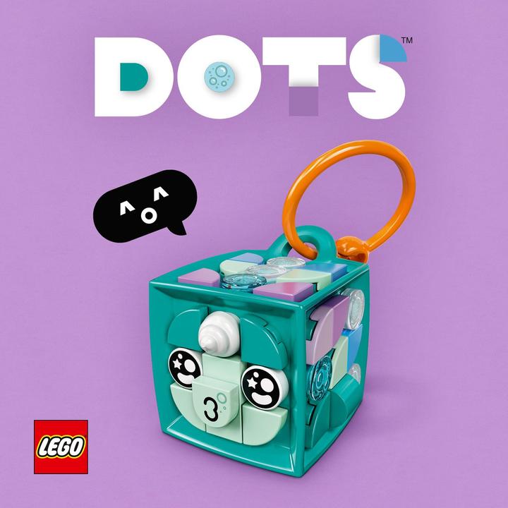 Actual product image LEGO DOTS 41928 Narwhal bag hanger (41928, LEGO Dots)
