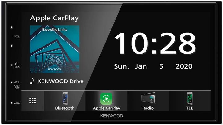 Image du produit Kenwood WVGA Digital Media Moniceiver avec tuner FM RDS (Voiture Android, Apple Carplay)