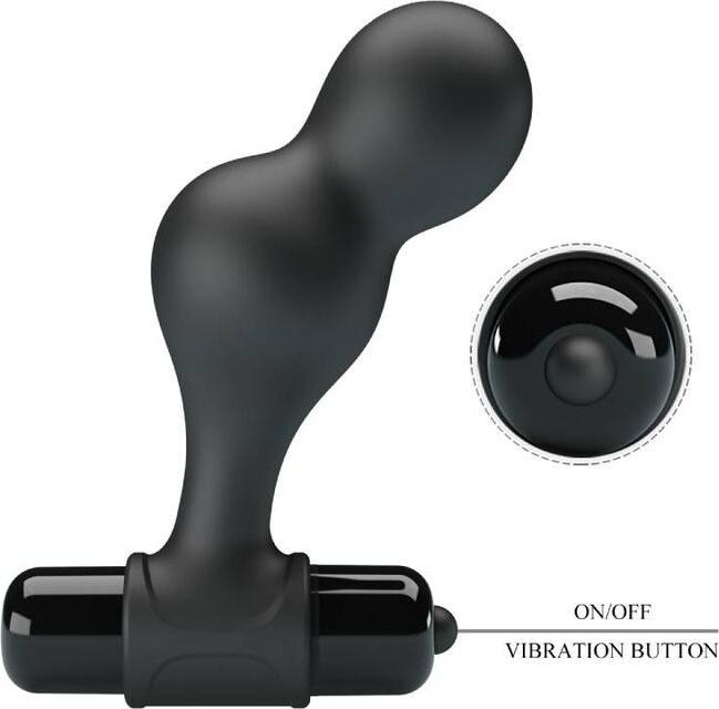 Produktbild Mr. Play Mr Play - Vibrierender Analplug Aus Silikon Schwarz