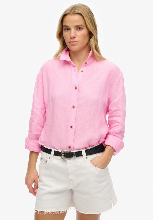 Immagine prodotto Superdry Lässiges Hemd aus Leinen im Boyfriend-Stil (12)