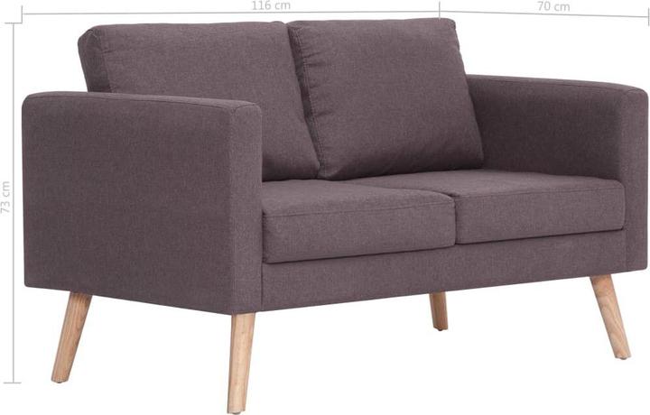 Actual product image VidaXL Canda (2 person sofa)