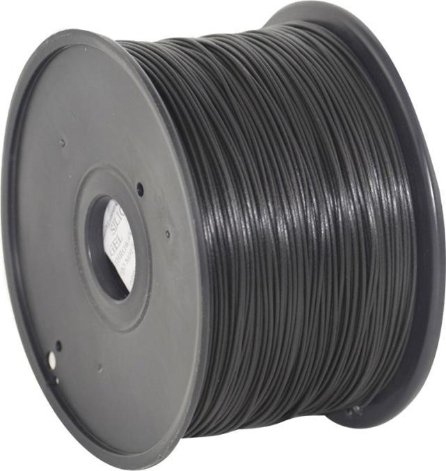 Gembird Filament cassette PLA narrow spool (PLA, 1.75 mm, 1000 g, Black)