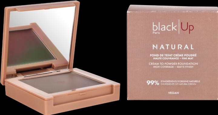 Black Up Full Cover Cream Powder Foundation