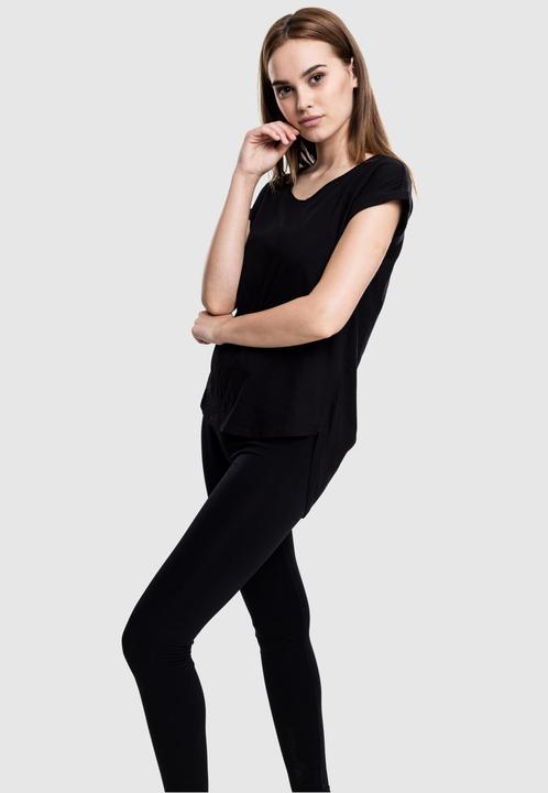 Immagine prodotto Urban Classics Tee lungo posteriore sagomato Slub da donna (S)
