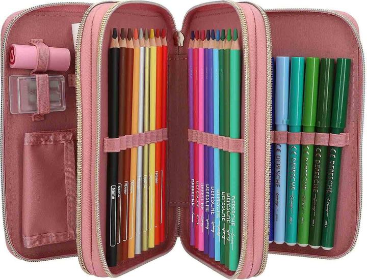 Produktbild Schmidt Spiele Miss Melody - Triple Pencil Case DUSTY ROSE