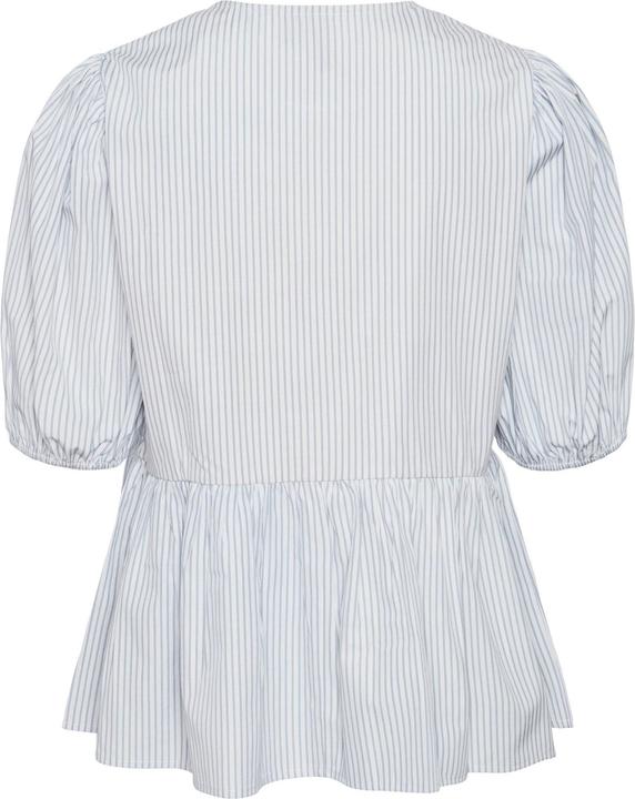 Actual product image Pieces PCHOLLY band top with puff sleeves (S)