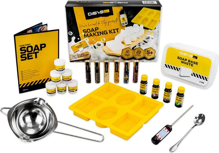 Actual product image DiBYS Set for making your own soap Soap base white 1 kg (Device)