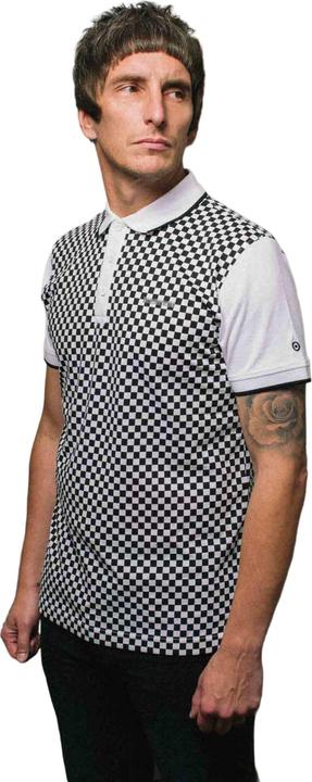 Immagine prodotto Lambretta Maglietta Polo Due Toni Stampa su intera superficie Uomo (XL)