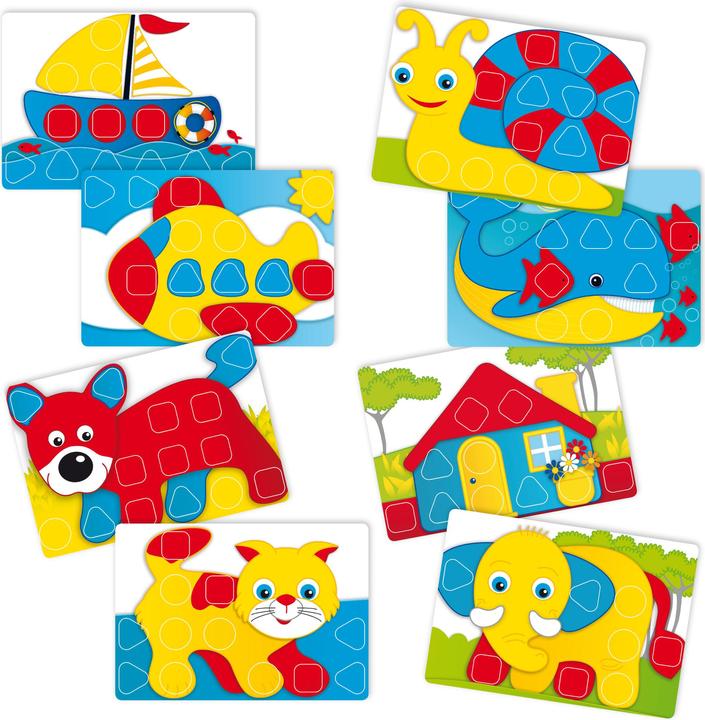 Produktbild Quercetti Mosaik-Steckspiel FantaColor Baby Startset (33 Teile)