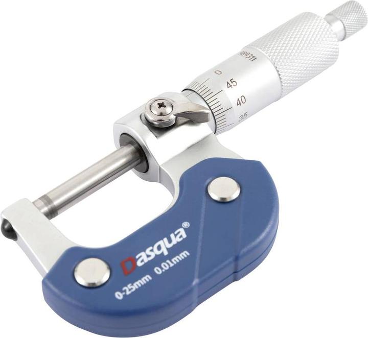 Produktbild Dasqua 4111-5205 Aussenmikrometer 0 - 25 mm Ablesung: 0.01 mm