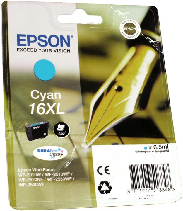 Produktbild Epson 16XL DuraBrite Ultra (C)