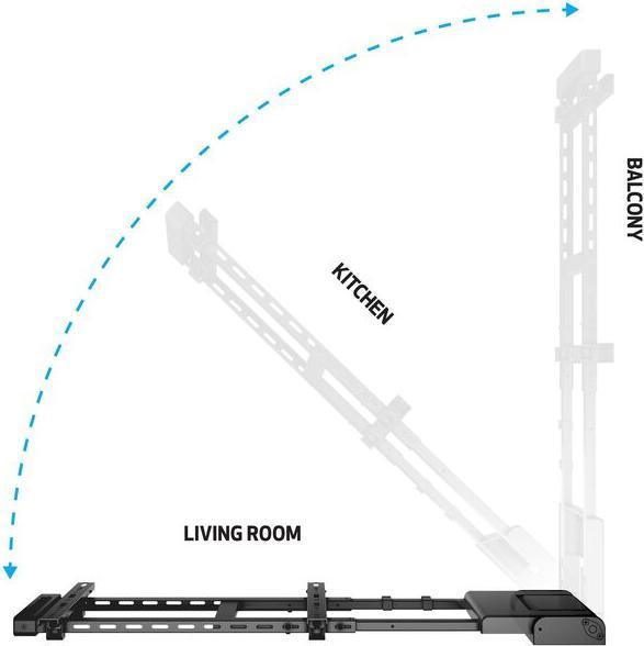 Immagine prodotto Multibrackets Supporto a parete motorizzato (Muro, 55", 30 kg)