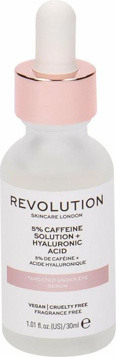 Produktbild Makeup Revolution Skincare 5% Caffeine Solution + Hyaluronic Acid (Serum, 30 ml, Tag)