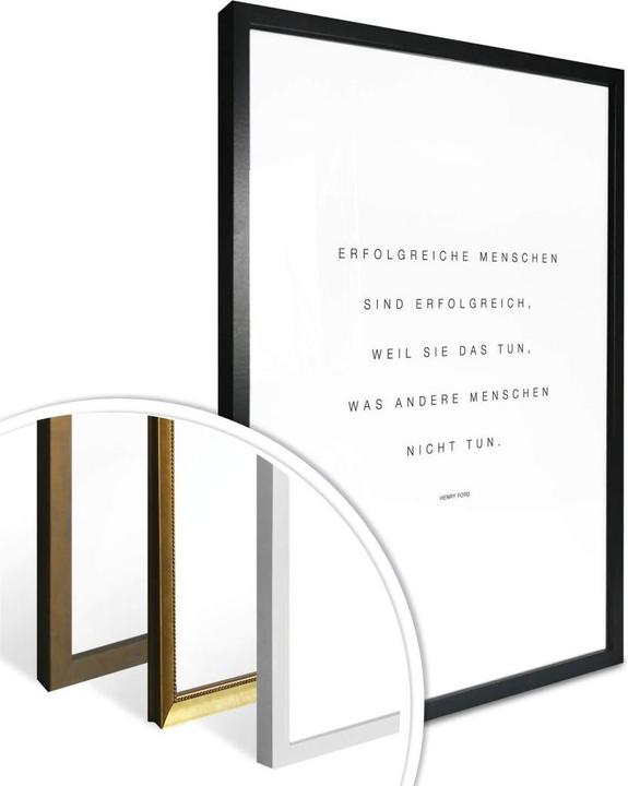 Produktbild Trenddeko Erfolgreiche Menschen sind erfolgreich... (40 x 50 cm)