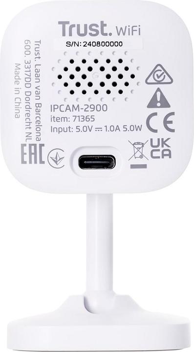Image du produit Trust IPCAM-2900 INDOOR WI-FI CAMERA (2304 x 1296 Pixels)