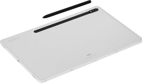 Actual product image Samsung Galaxy Tab S8+ (5G, 12.40", 256 GB, Silver)
