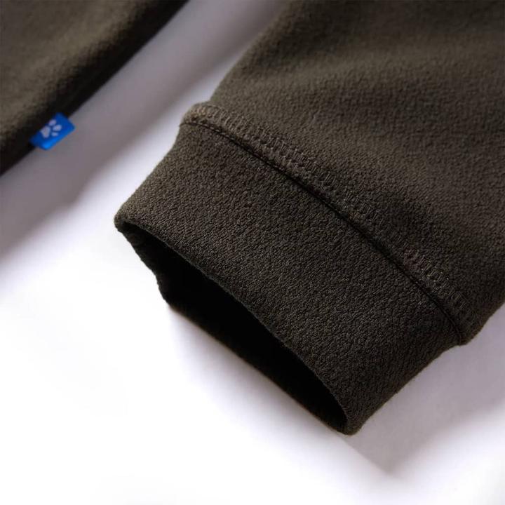 Immagine prodotto VidaXL Felpa da bambino color kaki scuro e marrone cammello (140)