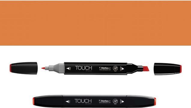 Image du produit Shinhan Crayon feutre 98 double pointe Chestnut Brown, double pointe (Noir, 6 mm)