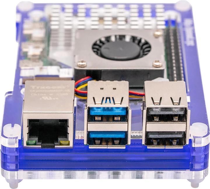 Produktbild Raspberry Pi Pibow case for 5 (fan not included) - Purple