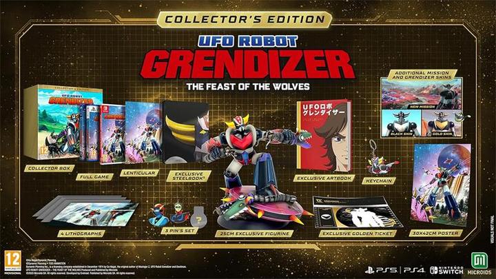 Actual product image Microids UFO Robot Grendizer: The Feast of the Wolves (Collector Edition) (Switch, Switch Lite, Switch OLED, DE, IT, FR, EN)