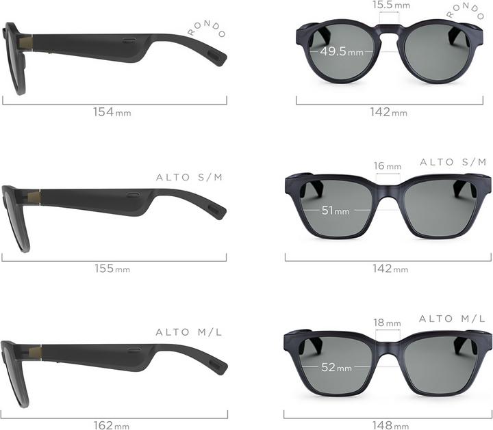 Produktbild Bose Frames Alto M (3.50 h, Kabellos)