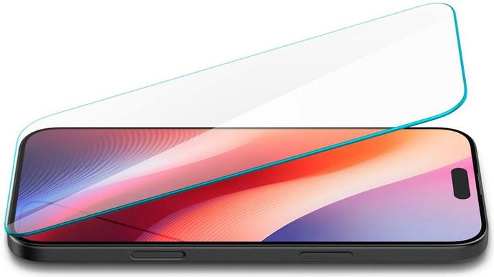 Actual product image Spigen Glas.TR Slim iPhone 15/16 AGL06910 szkło hartowane (1 Piece, Apple iPhone 15, Apple iPhone 16)
