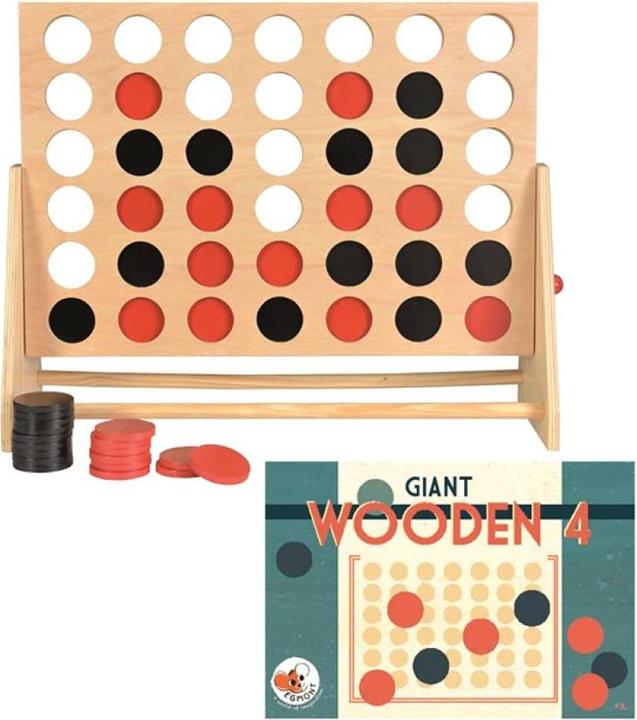Produktbild Egmont 4-Gewinnt XXL aus Holz (Italienisch, Englisch, Deutsch, Französisch)