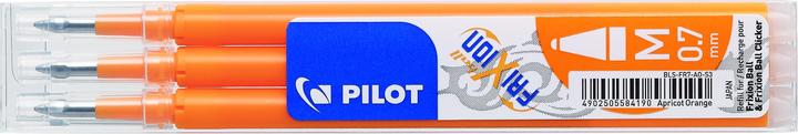 Produktbild Pilot FriXion Refill Set à 3 (Ersatzmine, Orange, 0.35 mm)
