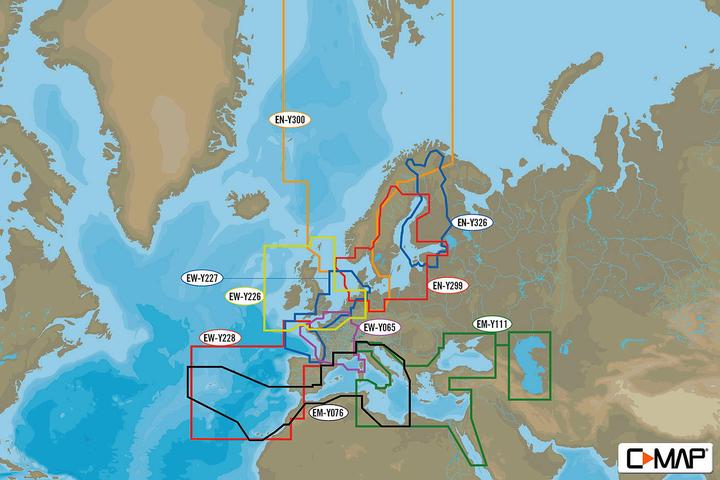 Actual product image C-Map Wide nautical chart