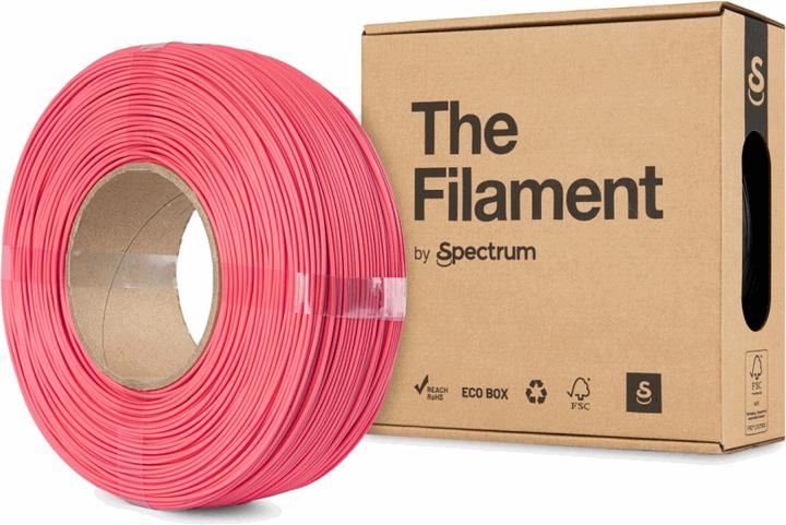 Actual product image The Filament ReFill PETG 1.75mm STRAWBERRY PINK 1kg (PETG, 1.75 mm, 1000 g, Pink)