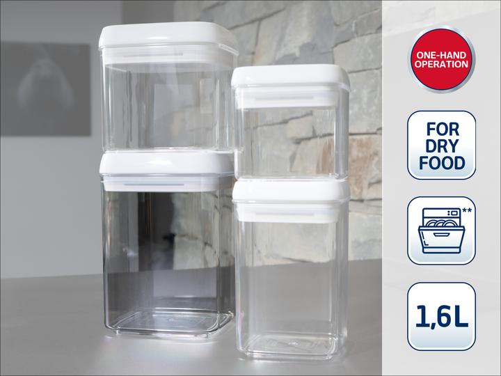 Actual product image Leifheit Storage container Fresh&Easy 1.6 litre square (1.60 l)