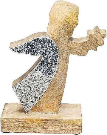 Actual product image Riffelmacher & Weinberger Angel with Glitter 17x22cm 74544