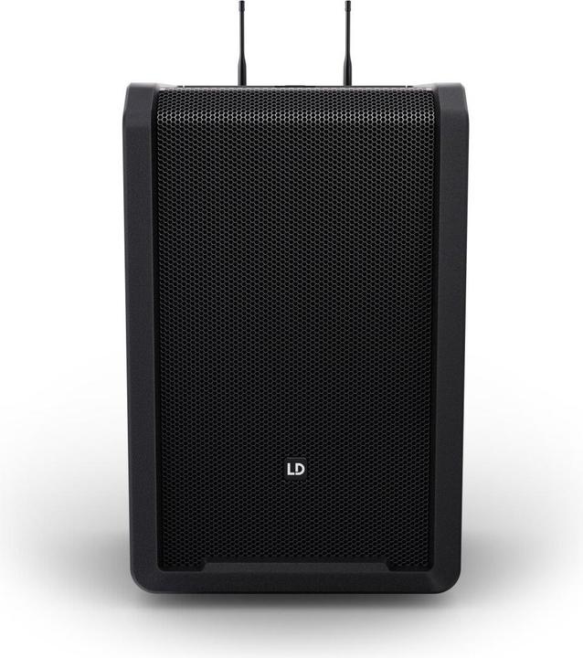 Produktbild LD Systems ANNY® 10 BPH 2 B8 - 10" Mobiler Bluetooth® PA-Lautsprecher mit Akku, Mixer und 2x Headset-Mikrofon (