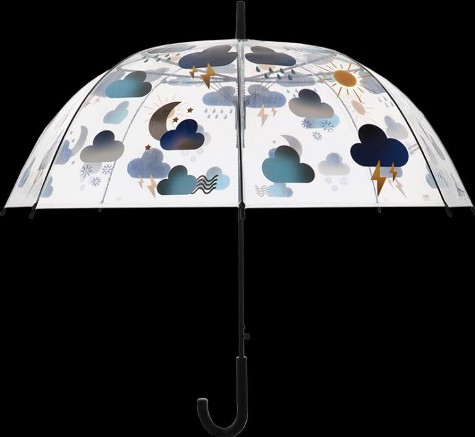 Produktbild Esschert Design Regenschirm Wetter Transparent