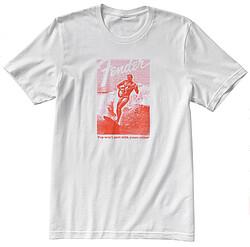 Fender Jaguar Surf T-Shirt Weiss/rot S (S)