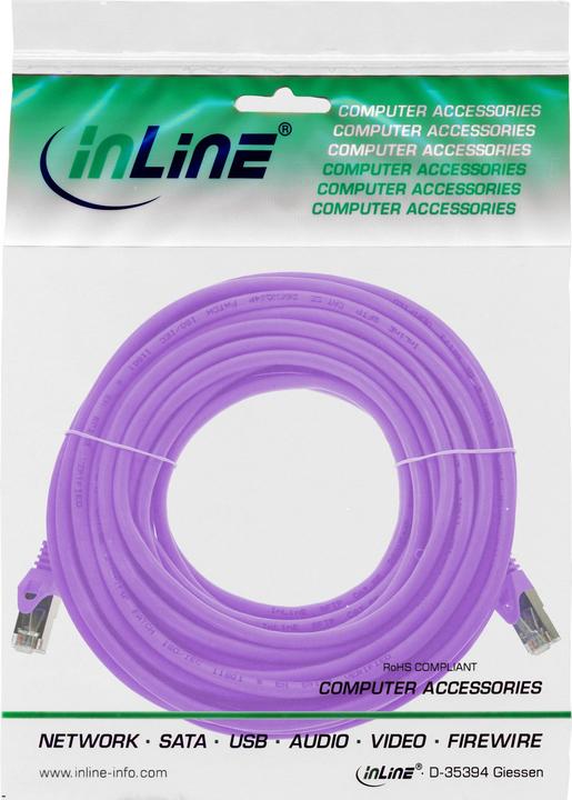 Produktbild InLine Patchkabel (SF/UTP, CAT5e, 7.50 m)