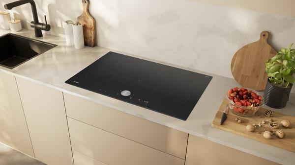 Productafbeelding Neff N 90, Inductiekookplaat, 80 cm, Zwart, verzonken (geïntegreerd), T58PTF1L0