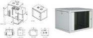 Immagine prodotto Digitus DN-19 20-U-6/6 Armadio a parete (20 HE, Rack da 19 pollici)