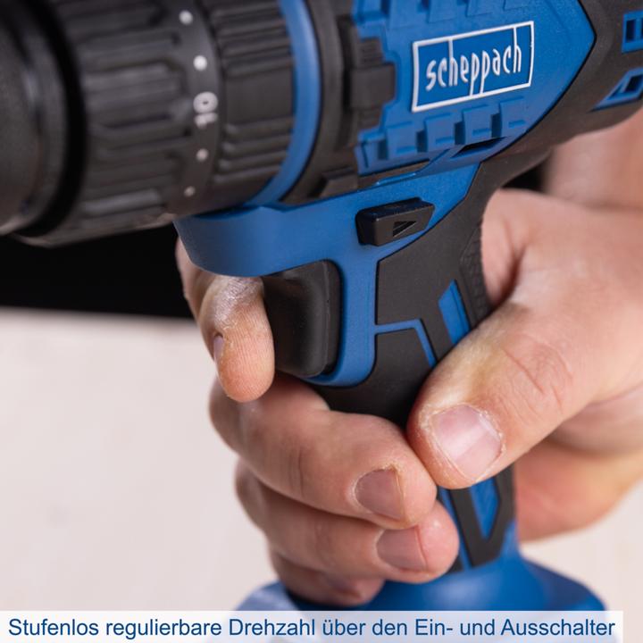 Produktbild Scheppach Akku-Schlagbohrschrauber BC-CD60-X (DIY) (Akkubetrieb)