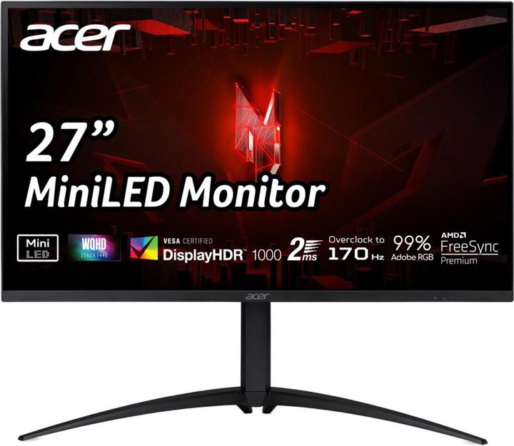 Acer Nitro XV275UP3biiprx (2560 x 1440 pixels, 27")