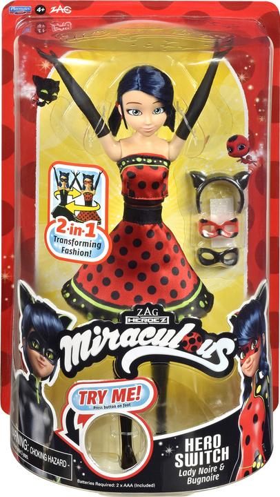 Produktbild Miraculous Fashion Hero Switch Doll 26 cm (60-50414)